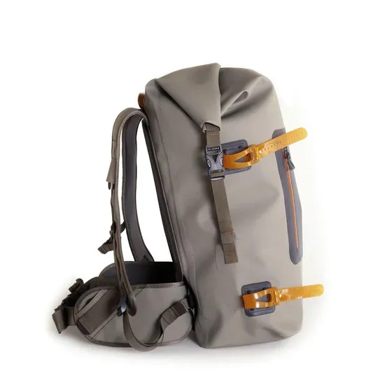 OEM ODM Custom Logo Waterproof Material TPU PVC Fishpond Thunderhead Packs Fly Fishing Backpacks for Store Fishing Gear Rod