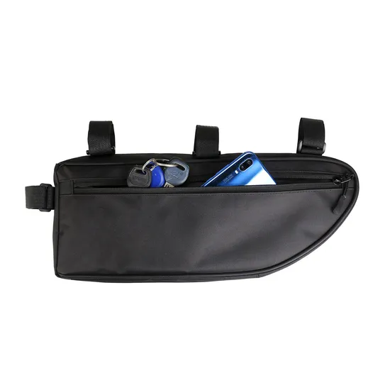 Leyi Front Tube Reflective Strip Bicycle Handlebar Bags, Bicycle Frame Bag, Holder Bike Phone Bag Bicycle Accessories Bags