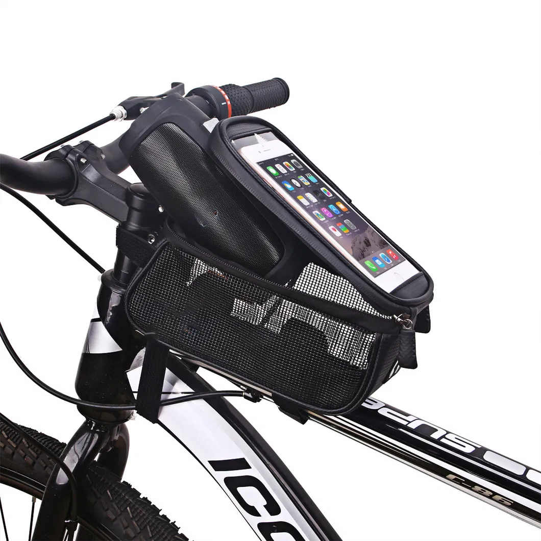 Leyi Motorcycle Phone Waterproof Bag 3 in 1 Bicycle Bag Waterproof Frame Top Tube Bicycle Bag Phone Holder