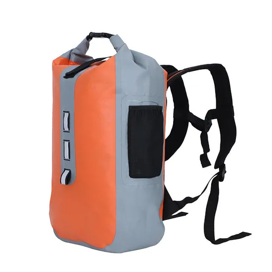 PVC Hiking Travel Custom Logo Backpack Camping Waterproof Tarpaulin Pack Outdoor Roll Top Dry Bag Foldable Waterproof Backpack