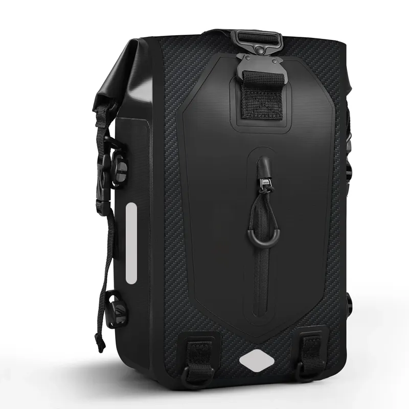Leyi 2024 New Arrival Outdoor Dry Bag Motorcycle Small Leather Motorcycle Saddle Bag Riding Bag Motorcycle