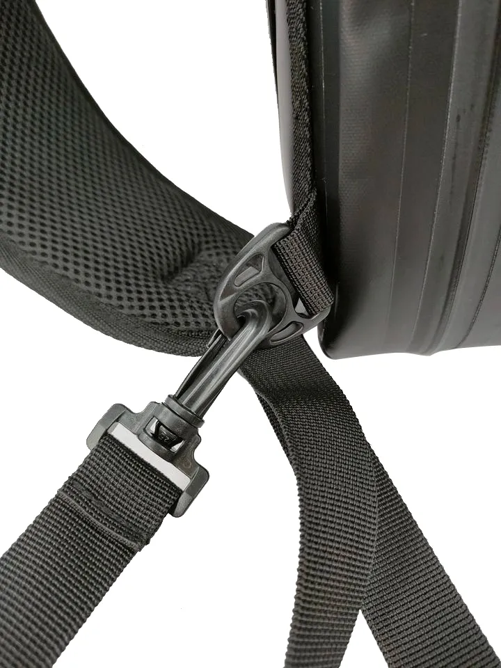 Leyi Multi-Functional PVC TPU Tackle Sling Bag Black Fishing Backpack Waterproof Bag Fly Fishing Backpacks