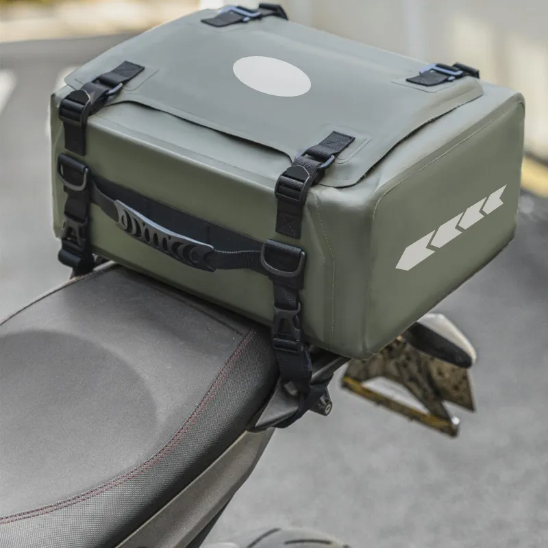 Leyi Waterproof Motorcycle Bag Travel Motorcycle Tail Bag Hard Shell Motorcycles Rear Hard Sanddle Bag