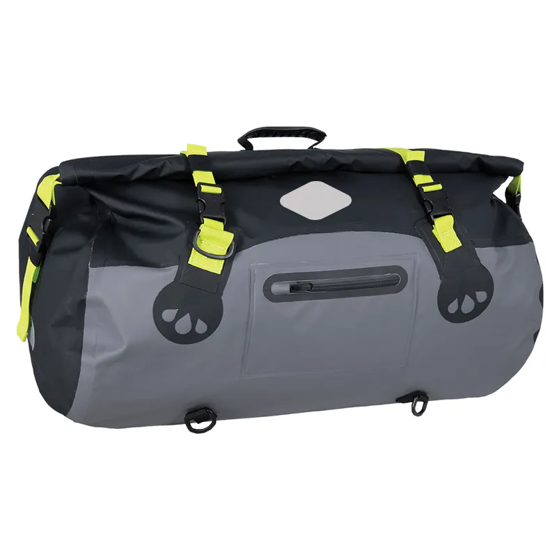 Leyi Wholesale Custom Logo Motorcycle Tail Bag Waterproof Motorcycle Duffel Travel Bag Motorcycle Rear Seat Bag