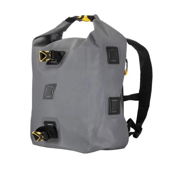 Comfortable Waterproof Roll-Top Waist Pack Fly Fishing Organizer Bag with Padding Shoulder Strap