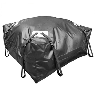 Leyi 420d Waterproof Oxford Roof Bag PVC, Large Capacity Roof Rack Travel Bag, Car Roof Storage Bag for Travel