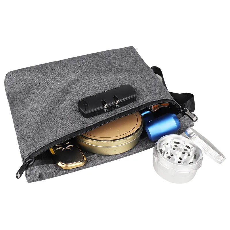 Leyi High Quality Mylar Bags 3.5g Smell Proof Smell Proof Smellproof Backpack with Lock Custom Smell Proof Backpack