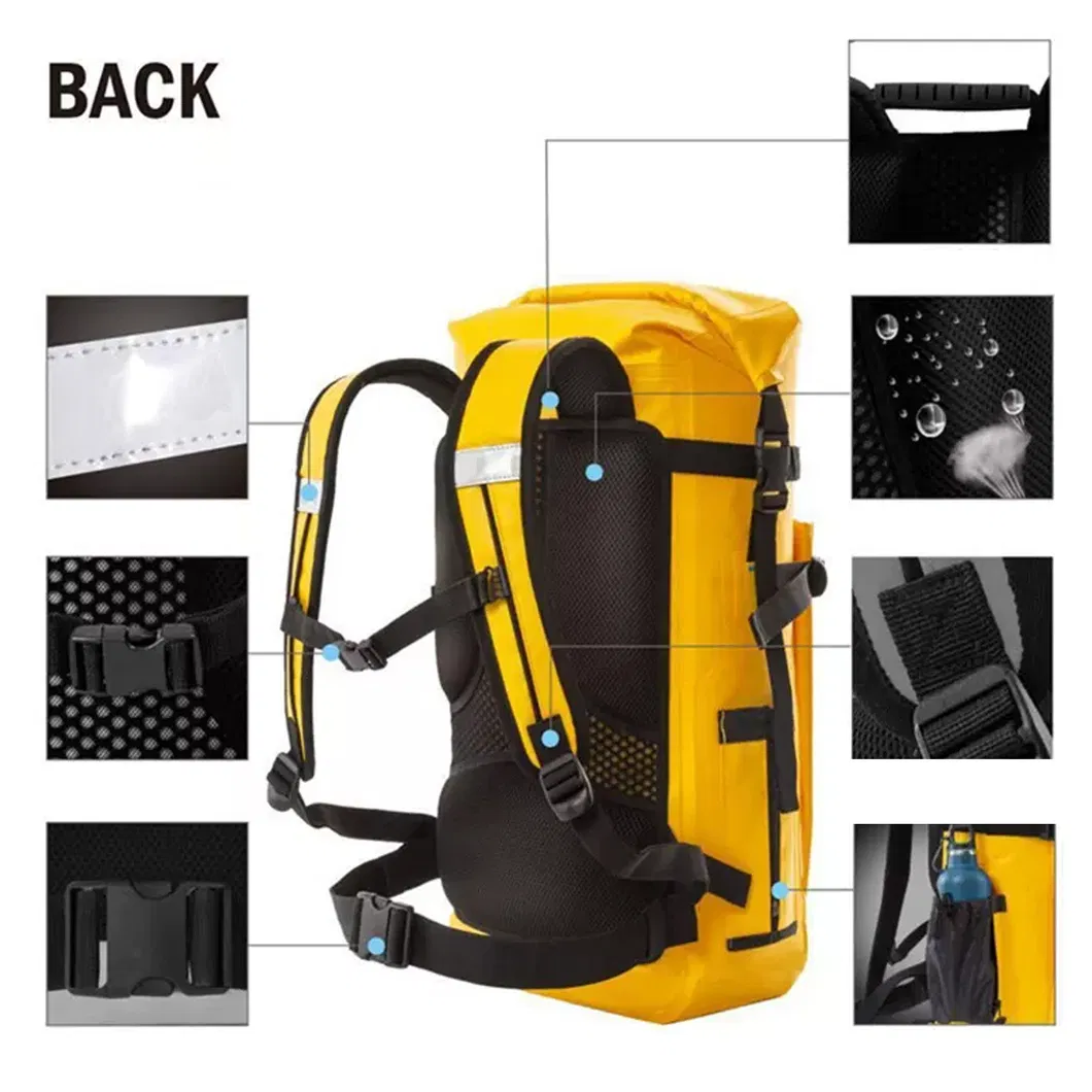 30L Outdoor Sport Waterproof PVC Bag Fishing Backpack Diving Bag