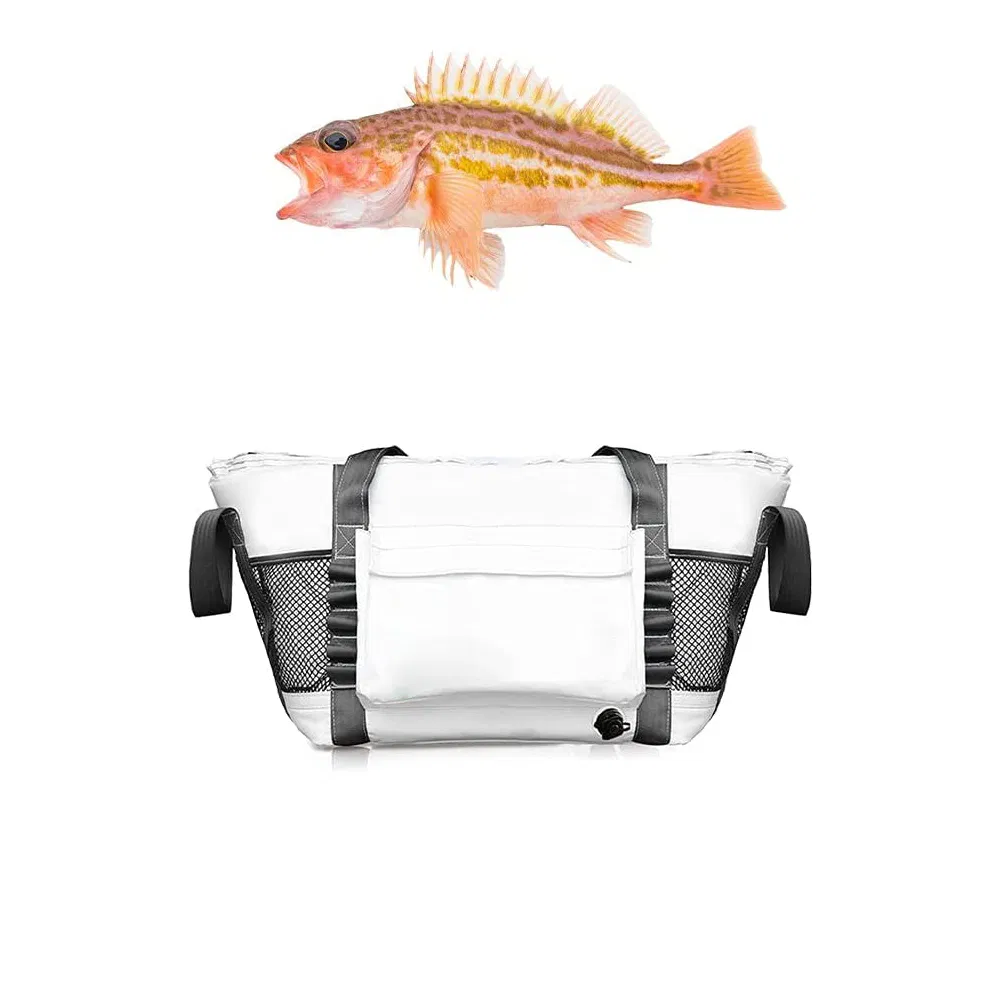 Heavy Duty Freezing Transport PVC Kill Fish Cooler Safely Leak Resistant Waterproof Sea Insulated Fishing Bags