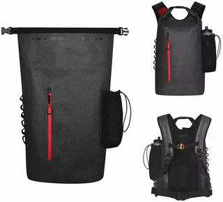 Leyi Recycled Roll Top Bag Waterproof Travel Shoulder Backpack