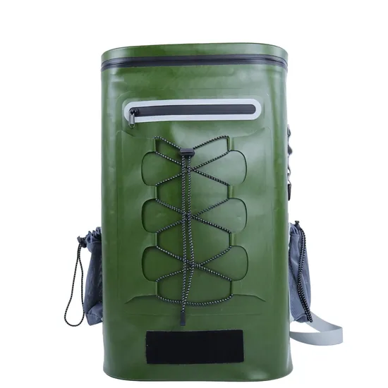 Large Capacity Waterproof Green Backpack Travel Multifunctional Bag Waterproof Backpack Hiking Camping Traveling Dry Bag