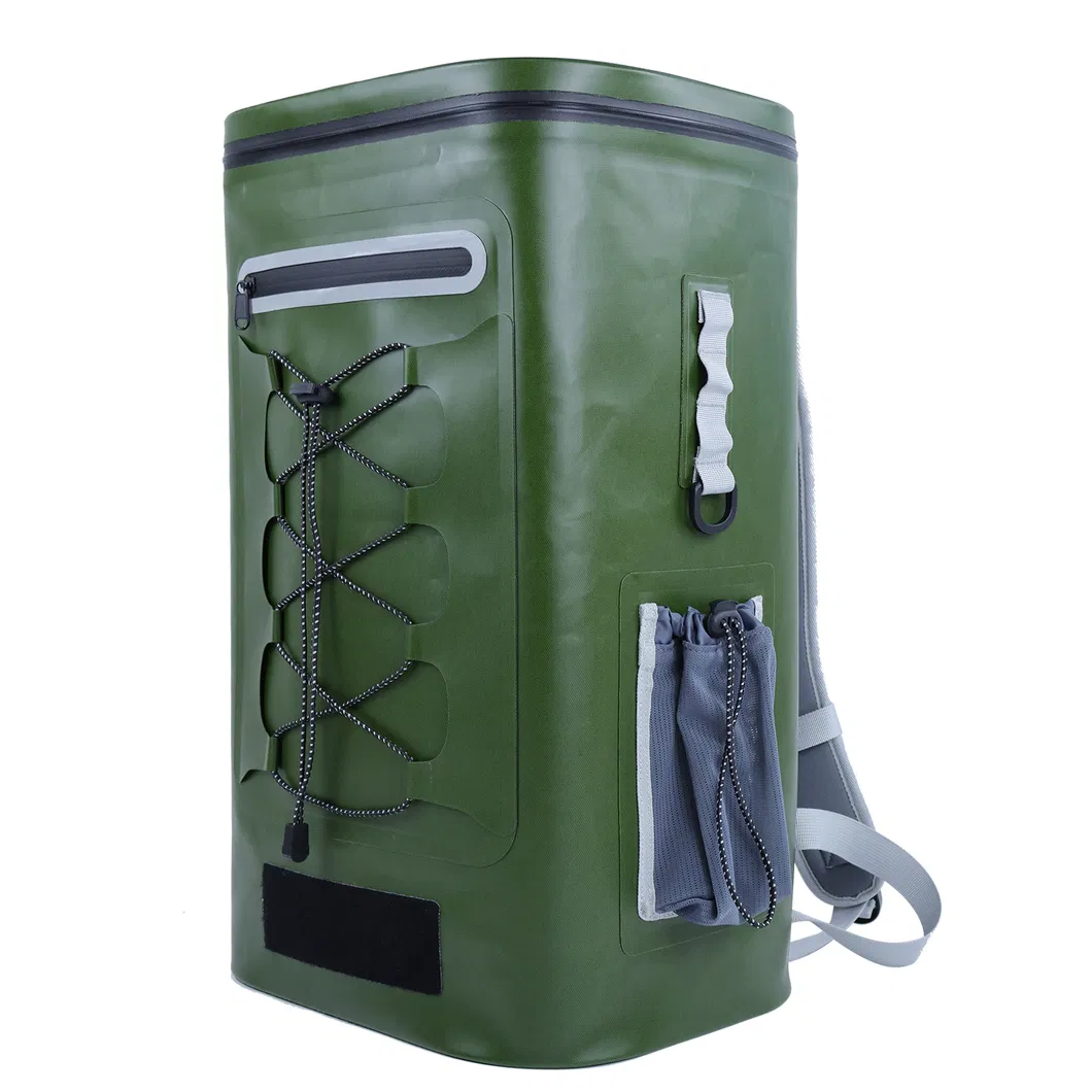 Large Capacity Waterproof Green Backpack Travel Multifunctional Bag Waterproof Backpack Hiking Camping Traveling Dry Bag