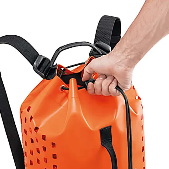 25L Canyoning Rope Bag Waterproof TPU Backpack Multiple Drain Holes for Kayaking Drifting