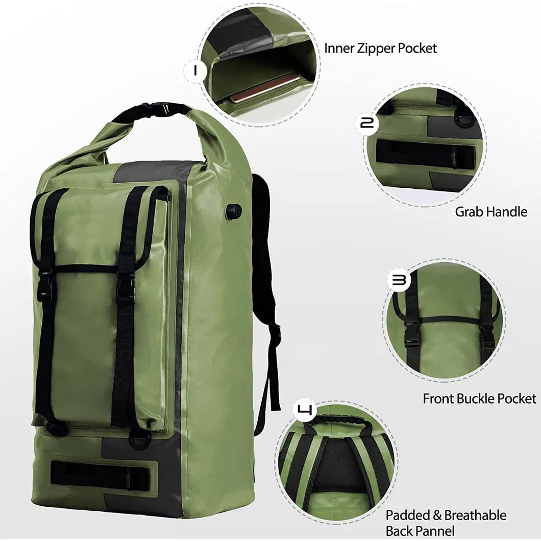 Leyi Wholesale Outdoor PVC Storage Backpack Pouch Swimming Waterproof Travel Dry Bag