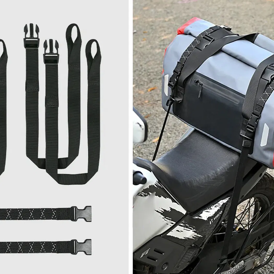 OEM Large Capacity Motorcycle Touring Saddle Bag Waterproof Bag Motorbike Seat Bag Luggage Backpack