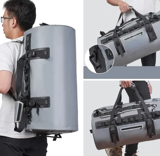 Leyi Durable Adventure Heavy Duty Waterproof Motorcycling Hunting Camping Kayaks or Jet Ski Travel Duffle Bag