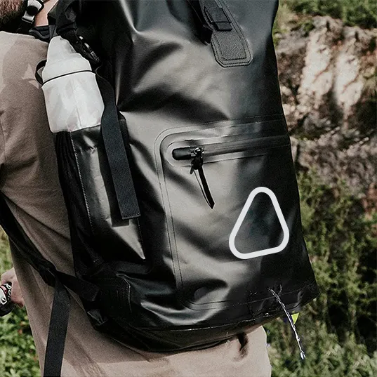 Leyi Camping Hiking Dry Backpack 35L Waterproof 500d PVC Tarpaulin Splash Proof Laptop Rucksack Rolltop Drybag Kayak Camping Bag
