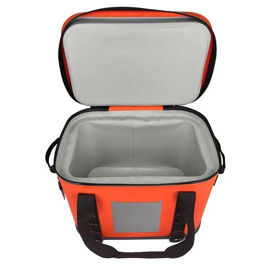 Waterproof Orange Outdoor TPU Cooler Bag Lunch Wind Cooler Bag Cute Insulated Thermal Cooler Tote Bag