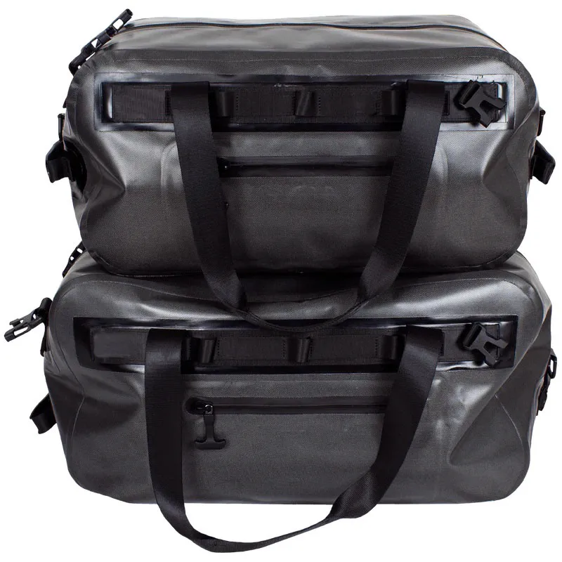 Leyi Luxury Duffel Bag Outdoor Luggage Travel Bag, PVC Duffel Bag L Backpack, Oil Waxy Leather Gym Duffel Travel Bags for Men