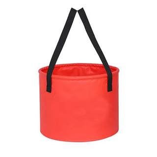 OEM Multifunctional Collapsible Bucket Water Container Outdoor Waterproof Camping Folding Fishing Bucket with Handle