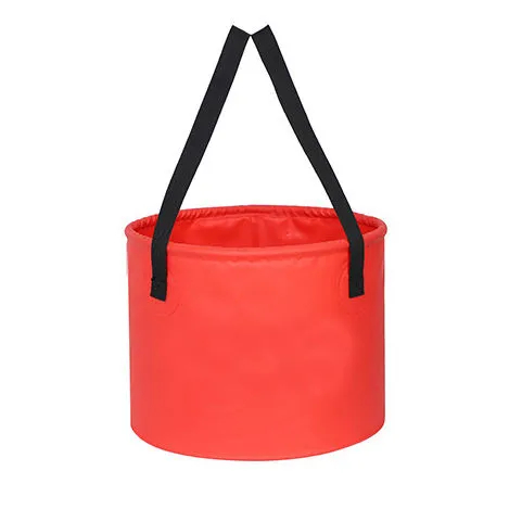 OEM Multifunctional Collapsible Bucket Water Container Outdoor Waterproof Camping Folding Fishing Bucket with Handle