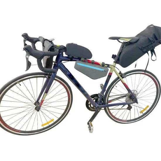 Reflective Rear Cycling Saddle Bag Taillight MTB Rode Bike Large Capacity Bag Bicycle Accessories Pouch