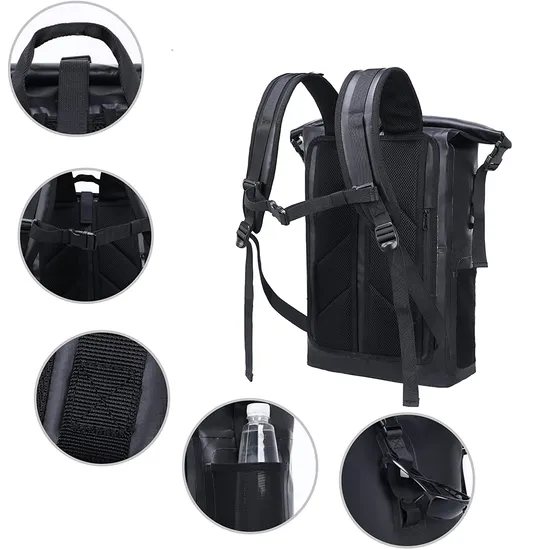 Leyi High-Capacity Outdoor Black Backpack Travel Bag, Bag Waterproof Laptop Sleeves Women Laptop Bag
