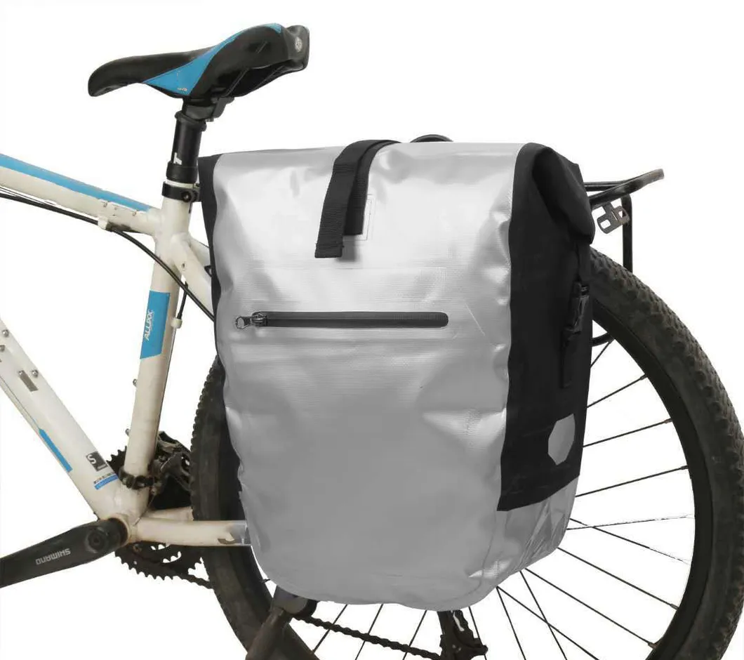 Leyi Portable Bike Pannier Bag 26L Bicycle Panniers, Bicycle Panniers Bike Saddle Bag with Adjustable, Waterproof Bike Bag Pannier