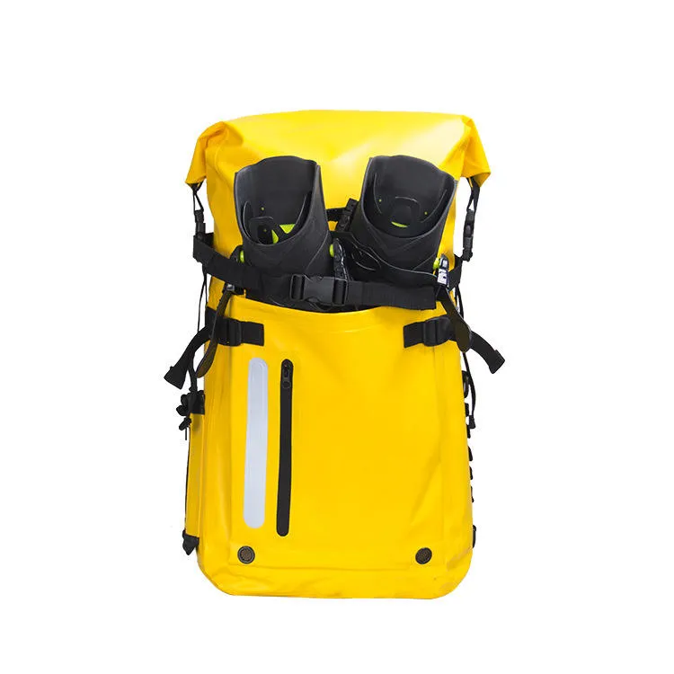 OEM Custom Logo 500d PVC Outdoor Sport Swimming Diving Equipment Water Proof Bag 30L Hiking Waterproof Backpack