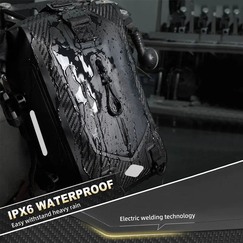 Leyi 2024 New Arrival Outdoor Dry Bag Motorcycle Small Leather Motorcycle Saddle Bag Riding Bag Motorcycle