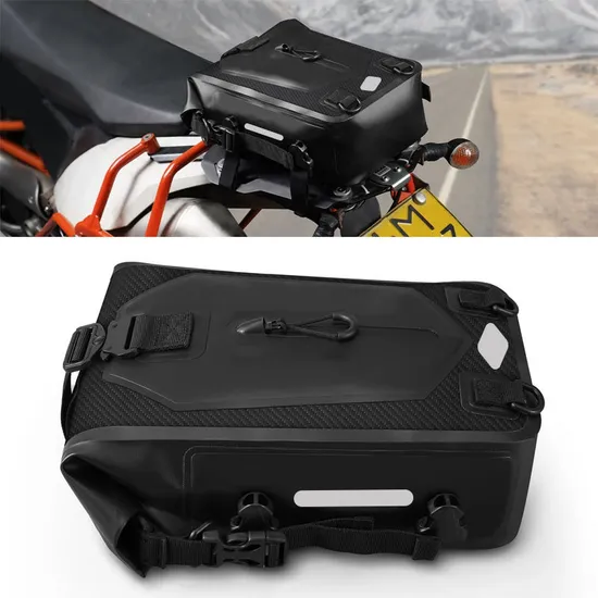 Leyi 2024 New Arrival Outdoor Dry Bag Motorcycle Small Leather Motorcycle Saddle Bag Riding Bag Motorcycle