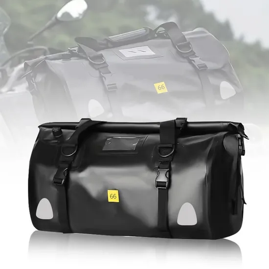 Leyi New Style Motorcycle Travel Luggage Bag Otorcycle Tail Bag Motorbike Motorcycle Seat Tail Bag 2024