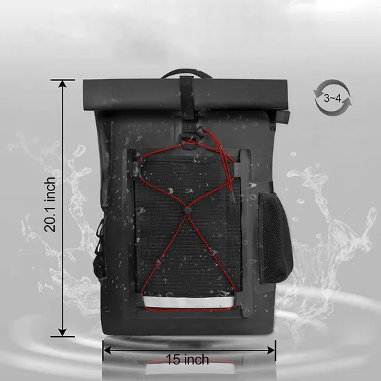 500d PVC Roll Top Design Drybag 30L Hiking Camping Floating Waterproof Dry Bag Backpack