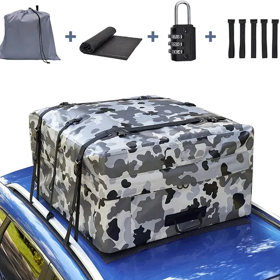 Leyi 13 Cubic Rooftop Cargo Carrier Car Roof Boxes Bags Vehicles Storage Roof Rack Bag, Any Car Roof Travel Bag