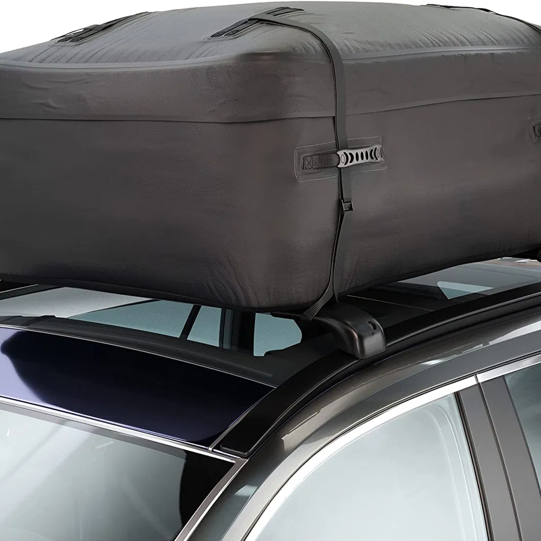 Leyi Roof Tope Cargo Bag with 4 Door Hookclosure Full Waterproof Roof Carrier Bag Waterproof Bag on Roof Racks