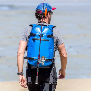 Wholesale Large Fishing Bag Outdoor Fishing Rod Holder PVC TPU Waterproof Fishing Tackle Backpack