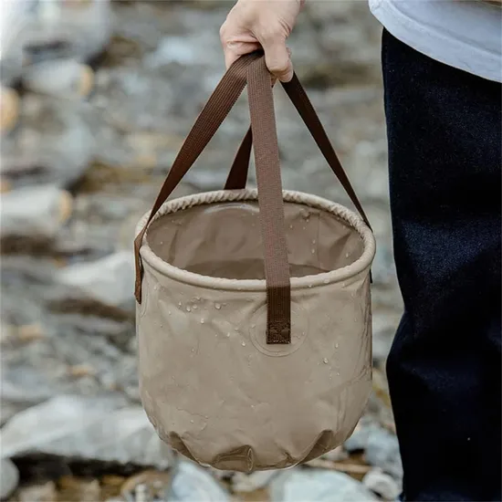 Outdoor Water Storage Folding Bag Travel Camping Wash Bucket Bag