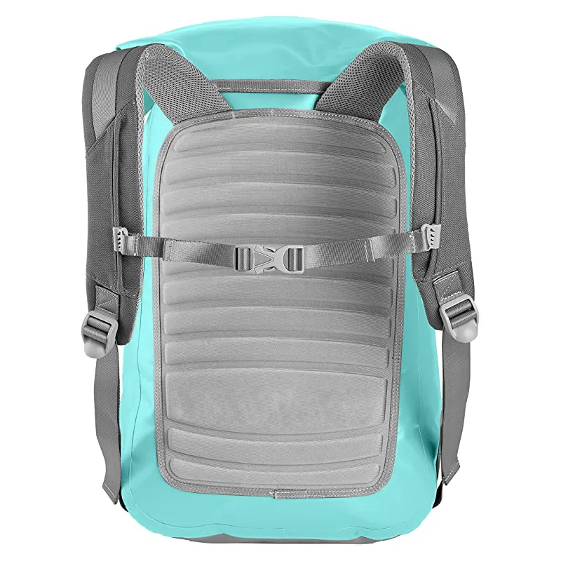 Dry Bag 35L Foldable Waterproof Custom Logo PVC Dry Bag Backpack with Exterior Zipper Pocket