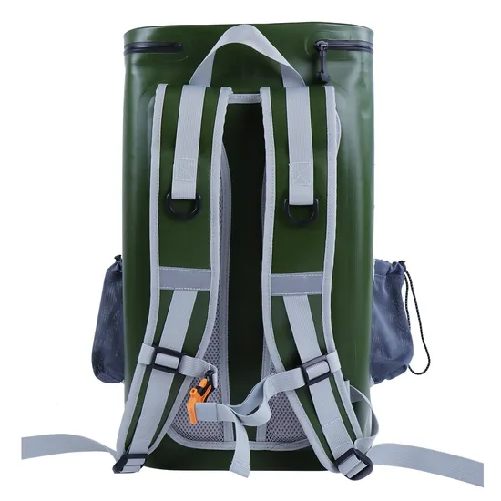 Large Capacity Waterproof Green Backpack Travel Multifunctional Bag Waterproof Backpack Hiking Camping Traveling Dry Bag