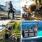 Leyi Durable Adventure Heavy Duty Waterproof Motorcycling Hunting Camping Kayaks or Jet Ski Travel Duffle Bag