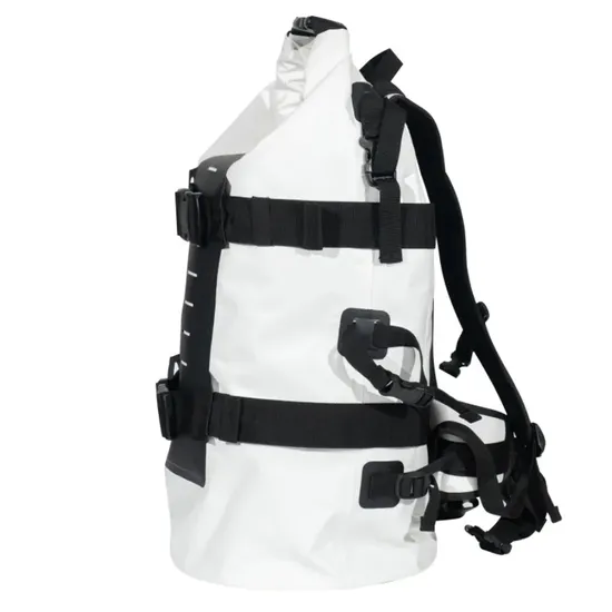Leyi Wholesale Camping Leather Dry Hiking Sport Custom Logo Roll Top Backpack Waterproof Shoulder Bag