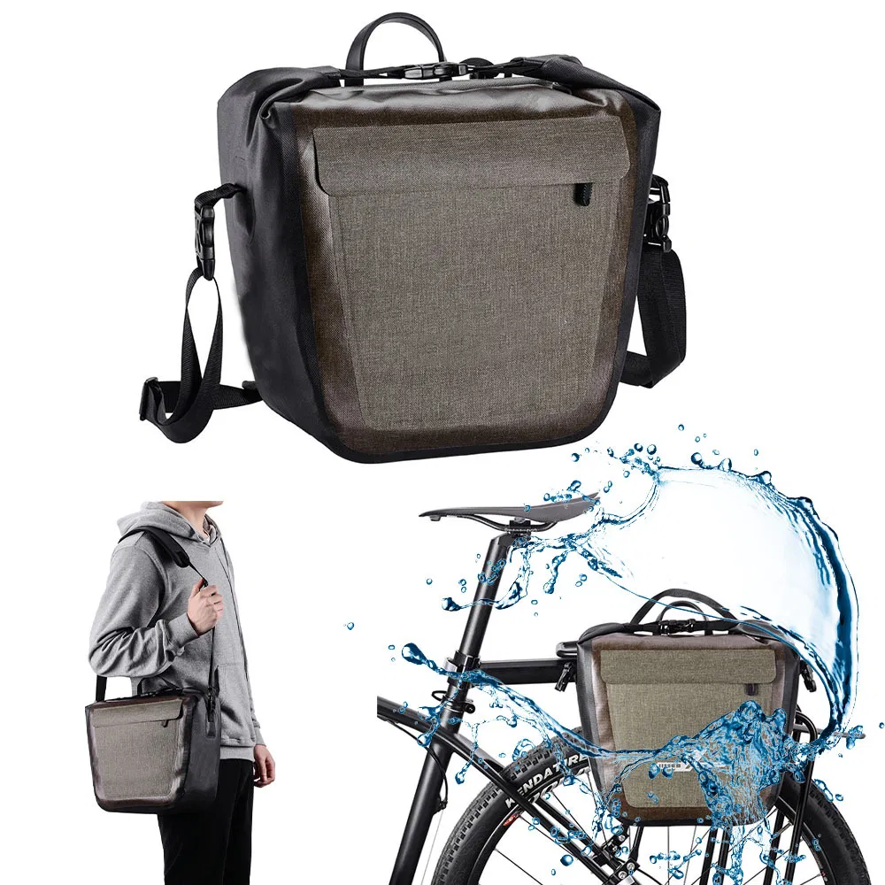 Leyi Wholesale Products Bicycle Lightweight Waterproof Bike Double Rear Pannier Bag