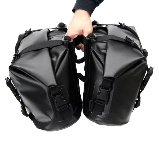 Leyi High Quality Wholesale Custom Logo Saddle Travel Wearproof Motorcycle Motor Bike Bag