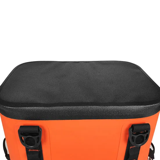 Waterproof Orange Outdoor TPU Cooler Bag Lunch Wind Cooler Bag Cute Insulated Thermal Cooler Tote Bag