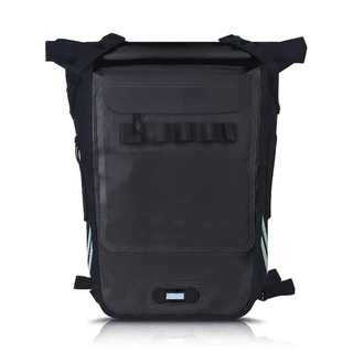 Leyi Black Leather Back Pack for Women Backpack Travel, Travel Eco Friendly Laptop Backpack Bags, Dry Bag Backpack Waterproof