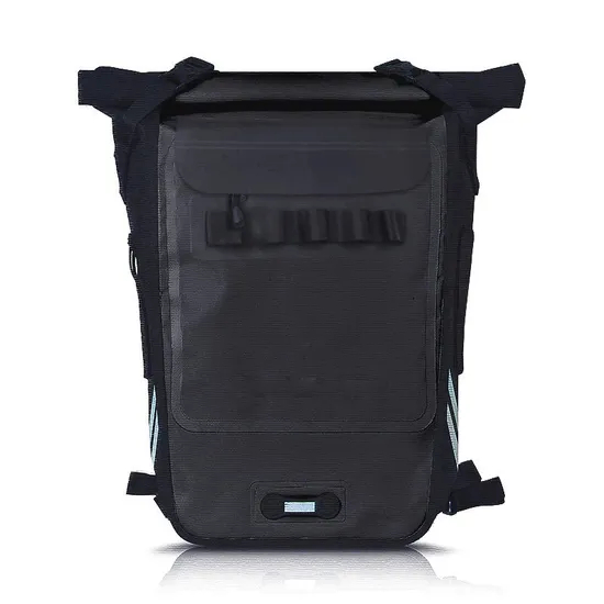 Leyi Black Leather Back Pack for Women Backpack Travel, Travel Eco Friendly Laptop Backpack Bags, Dry Bag Backpack Waterproof