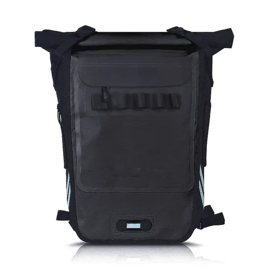 Leyi Black Leather Back Pack for Women Backpack Travel, Travel Eco Friendly Laptop Backpack Bags, Dry Bag Backpack Waterproof