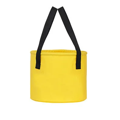 OEM Multifunctional Collapsible Bucket Water Container Outdoor Waterproof Camping Folding Fishing Bucket with Handle