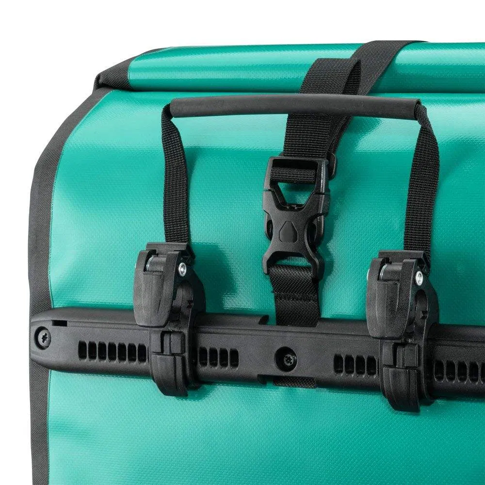 Leyi Waterproof Bicycle Bag Bike Pannier Bag for Travel Leather Bike Saddle Bag 3 in 1 Bike Bag Bike Pannier Backpack