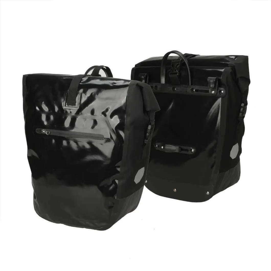 Leyi Portable Bike Pannier Bag 26L Bicycle Panniers, Bicycle Panniers Bike Saddle Bag with Adjustable, Waterproof Bike Bag Pannier